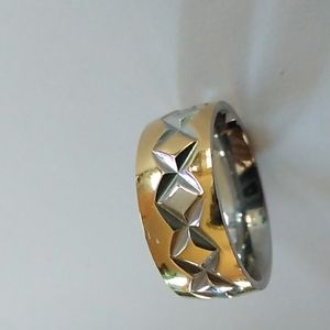 Band Ring  STAINLESS STEEL Gold Plated